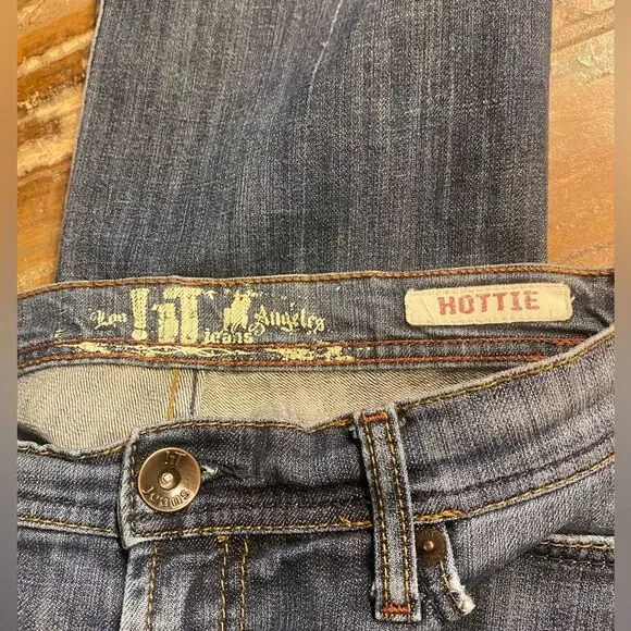 !it Hottie bootcut / flare Jeans - size 27 R distressed wash - Picture 4 of 9